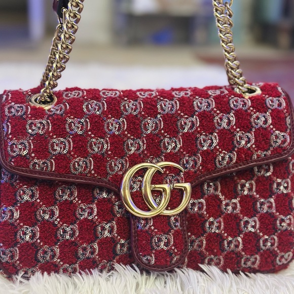 MINT CONDITION 100% authentic 
Gucci Red Patterned Women's Bag - Picture 1 of 15